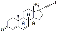 CAS#: 145430-54-2， (8R,9S,10R,13S,14S)-17-Hydroxy-17-(2-Iodoethynyl)-10,13-Dimethyl-2,8,9,11,12,14,15,16-Octahydro-1H-Cyclopenta[a]Phenanthren-3-One