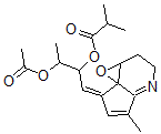 CAS#: 145458-91-9， 5-Methyl-7-(2'-(2''-Methylpropionyloxy)-3'-Acetoxy)Butylidene-1a,2,3,7-Tetrahydrocyclopent(b)Oxireno(C)Pyridine