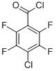 结构式 CAS# 145572-10-7, 4-氯-2,3,5,6-四氟-苯甲酰氯
