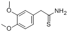 structure of CAS# 145736-65-8, 3,4-Dimethoxy-Benzeneethanethioamide;2-(3,4-Dimethoxyphenyl)Thioacetamide;Zinc02540613