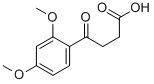 structure of CAS# 14617-06-2, 4-(2,4-Dimethoxyphenyl)-4-Oxo-Butanoic Acid;4-(2,4-Dimethoxyphenyl)-4-Oxo-Butanoic Acid;4-(2,4-Dimethoxyphenyl)-4-Keto-Butyric Acid;4-(2,4-Dimethoxy-Phenyl)-4-Oxo-Butyric Acid