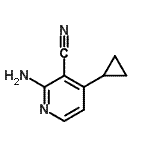 CAS 登录号：146353-52-8， 2-氨基-4-环丙基烟腈