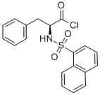 structure of CAS# 146864-62-2, (alphaS)-alpha-[(1-Naphthalenylsulfonyl)Amino]-Benzenepropanoylchloride;N-(1-NAPHTHALENESULFONYL)-L-PHENYLALANYL CHLORIDE 98+%;N-(1-NAPHTHALENESULFONYL)-L-PHENYLALANYL CHLORIDE;Naphthalenesulfonylphenylalanylchloride