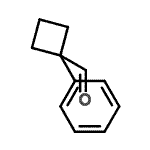 structure of CAS# 1469-83-6, 1-Phenylcyclobutanecarbaldehyde;1-Phenylcyclobutanecarbaldehyde;1-Phenyl-cyclobutanecarbaldehyde;1-Phenylcyclobutanecarboxaldehyde