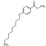 结构式 CAS# 147080-44-2, 甲基4-(壬氧基)苯甲酸酯