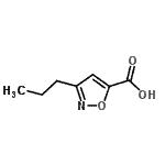 结构式 CAS# 14716-92-8, 3-丙基异恶唑-5-羧酸