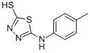 structure of CAS# 14731-25-0, 5-p-Tolylamino-[1,3,4]Thiadiazole-2-Thiol;Oprea1_272092;Sr-01000635908-1;Nci60_000804