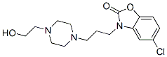 CAS 登录号：14733-75-6， 5-氯-3-[3-[4-(2-羟基乙基)哌嗪-1-基]丙基]苯并恶唑-2(3H)-酮