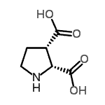CAS#: 147332-10-3， (2R,3S)-2,3-Pyrrolidinedicarboxylic Acid