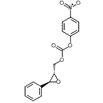 structure of CAS# 147349-28-8, 4-Nitrophenyl [(2S,3S)-3-Phenyl-2-Oxiranyl]Methyl Carbonate;