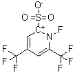 结构式 CAS# 147541-03-5, 1-氟-4,6-二(三氟甲基)-吡啶鎓-2-磺酸内盐