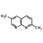 structure of CAS# 14757-45-0, 2,6-Dimethyl-1,8-Naphthyridine;2,6-Dimethyl[1,8]naphthyridine #;2,6-Dimethyl-1,8-naphthyridine;MFCD13563078