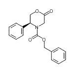 structure of CAS# 147700-91-2, Benzyl (5S)-2-Oxo-5-Phenyl-4-Morpholinecarboxylate;(5S)-3,4,<wbr>5,6-TETRA<wbr>HYDRO-5-P<wbr>HENYL-N-(<wbr>BENZYLOXY<wbr>CARBONYL)<wbr>-4(H)-1,4<wbr>-OXAZIN-2<wbr>-ONE