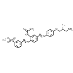 CAS#: 147703-65-9， Sodium 3-[(E)-(2-Acetamido-4-{(E)-[4-(2-Hydroxybutoxy)Phenyl]Diazenyl}Phenyl)Diazenyl]Benzenesulfonate