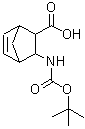 structure of CAS# 148257-12-9, 3-({[(2-Methyl-2-Propanyl)Oxy]Carbonyl}Amino)Bicyclo[2.2.1]Hept-5-Ene-2-Carboxylic Acid;3-[(tert-<wbr>butoxycar<wbr>bonyl)ami<wbr>no]bicycl<wbr>o[2.2.1]h<wbr>ept-5-ene<wbr>-2-carbox<wbr>ylic acid;bicyclo[2<wbr>.2.1]hept<wbr>-5-ene-2-<wbr>carboxyli<wbr>c acid, 3<wbr>-[[(1,1-d<wbr>imethylet<wbr>hoxy)carb<wbr>onyl]amin<wbr>o];bicyclo[2<wbr>.2.1]hept<wbr>-5-ene-2-<wbr>carboxyli<wbr>c acid, 3<wbr>-[[(1,1-d<wbr>imethylet<wbr>hoxy)carb<wbr>onyl]amin<wbr>o]-