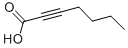structure of CAS# 1483-67-6, 2-Heptynoic Acid;Nsc289571;2-Heptynoic Acid;Sbb008798