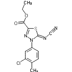 CAS#: 148367-89-9， Ethyl (5Z)-4-(3-Chloro-4-Methylphenyl)-5-(Cyanoimino)-4,5-Dihydro-1,3,4-Thiadiazole-2-Carboxylate