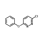 结构式 CAS# 1490-44-4, 3-氯-6-苯氧基哒嗪