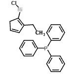CAS#: 149272-90-2， Chloro(2-Ethyl-1,3-Cyclopentadien-1-Yl)Nickel - Triphenylphosphine (1:1)