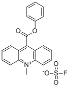 structure of CAS# 149300-54-9, 10-Methyl-9-(Phenoxycarbonyl)Acridinium Fluorosulfonate;10-METHYL-9-(PHENOXYCARBONYL)ACRIDINIUM FLUOROSULFONATE 90+%;10-Methyl-9-(Phenoxycarbonyl)Acridi-Nium Fluorosulfonat;10-METHYL-9-(PHENOXYCARBONYL)ACRIDINIUM FLUOROSULFONATE