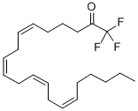 structure of CAS# 149301-79-1, (6Z,9Z,12Z,15Z)-1,1,1-Trifluoro-6,9,12,15-Heneicosatetraen-2-One;6,9,12,15-Heneicosatetraen-2-One, 1,1,1-Trifluoro-, (6Z,9Z,12Z,15Z)-;1,1,1-Trifluoromethyl-6,9,12,15-Heieicosatetraen-2-One;A231_Sigma