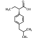 CAS#: 149646-92-4， (2S)-2-(4-Isobutylphenyl)Butanoic Acid