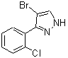 CAS#: 149739-70-8， 4-Bromo-3-(2-Chlorophenyl)-1H-Pyrazole