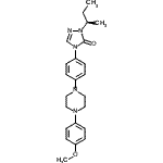CAS#: 149809-44-9， 2-[(2R)-2-Butanyl]-4-{4-[4-(4-Methoxyphenyl)-1-Piperazinyl]Phenyl}-2,4-Dihydro-3H-1,2,4-Triazol-3-One