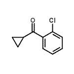structure of CAS# 149914-81-8, (2-Chlorophenyl)(Cyclopropyl)Methanone;2-Chlorophenyl cyclopropyl ketone;MFCD03841227