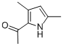 structure of CAS# 1500-93-2, 1-(3,5-Dimethyl-1H-Pyrrol-2-Yl)-Ethanone;Ethanone, 1-(3,5-Dimethyl-1H-Pyrrol-2-Yl)- (9CI);1-(3,5-Dimethyl-1H-Pyrrol-2-Yl)Ethan-1-One, Tech;1-(3,5-DIMETHYL-1H-PYRROL-2-YL)ETHAN-1-ONE