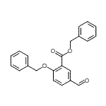 CAS#: 150258-60-9， Benzyl 2-(Benzyloxy)-5-Formylbenzoate