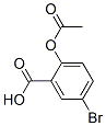 structure of CAS# 1503-53-3, Acetyl-5-Bromosalicylic Acid;2-Acetoxy-5-Bromo-Benzoic Acid;2-Acetoxy-5-Bromobenzoic Acid;2-Acetyloxy-5-Bromo-Benzoic Acid