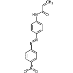 结构式 CAS# 150375-01-2, N-{4-[(E)-(4-硝基苯基)偶氮]苯基}丙烯酰胺