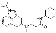 CAS#: 150403-75-1， 4-((2-(Cyclohexylcarbamoyl)Ethyl)Methylamino)-1-Isopropyl-1,3,4,5-Tetrahydrobenz(cd)Indole