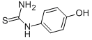 structure of CAS# 1520-27-0, N-(4-Hydroxyphenyl)-Thiourea;Zinc00156337;Nsc43638;Thiourea, (4-Hydroxyphenyl)-