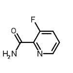 structure of CAS# 152126-32-4, 3-Fluoro-2-Pyridinecarboxamide;2-Pyridinecarboxamide,3-fluoro-;3-fluoropicolinamide;3-fluoropyridine-2-carboxamide
