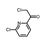 结构式 CAS# 152356-58-6, 2-氯-1-(6-氯-2-吡啶基)乙酮