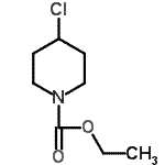 structure of CAS# 152820-13-8, Ethyl 4-Chloro-1-Piperidinecarboxylate;Ethyl 4-Chloro-1-piperidinecarboxylate