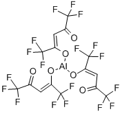 structure of CAS# 15306-18-0, (Oc-6-11)-Tris(1,1,1,5,5,5-Hexafluoro-2,4-Pentanedionato)-Aluminum;Aluminum Hexafluoroacetylacetonate, Min. 98%;Aluminum Hexafluoro-2,4-Pentanedionate, 98+%;Aluminumhexafluoroacetylacetonate,Min.98%