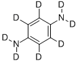 结构式 CAS# 153200-73-8, 1,4-苯-2,3,5,6-D4-二(胺-D2),自由基离子(1+)