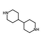 structure of CAS# 15336-72-8, 4,4'-Bipiperidine;[4,4']Bipiperidinyl;4-(4-piperidyl)piperidine;4,4′-bipiperidine