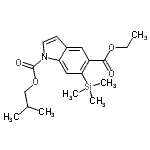 CAS#: 153602-84-7， 5-Ethyl 1-Isobutyl 6-(Trimethylsilyl)-1H-Indole-1,5-Dicarboxylate