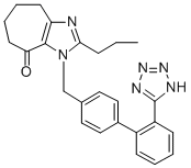 CAS#: 153804-05-8， 2-Propyl-1-[[4-[2-(2H-Tetrazol-5-Yl)Phenyl]Phenyl]Methyl]-5,6,7,8-Tetrahydrocyclohepta[d]Imidazol-4-One