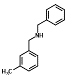 结构式 CAS# 15429-17-1, N-苄基-1-(3-甲基苯基)甲胺