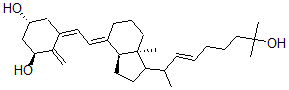 CAS#: 154356-84-0， (1R,3S,5E)-5-[(2E)-2-[(3aS,7aR)-1-[(E)-8-Hydroxy-8-Methylnon-3-En-2-Yl]-7alpha-Methyl-2,3,3a,5,6,7-Hexahydro-1H-Inden-4-Ylidene]Ethylidene]-4-Methylidenecyclohexane-1,3-Diol