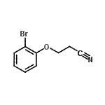 结构式 CAS# 154405-38-6, 3-(2-溴苯氧基)丙腈