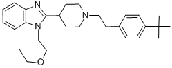 CAS#: 154541-72-7， 2-[1-[2-(4-Tert-Butylphenyl)Ethyl]Piperidin-4-Yl]-1-(2-Ethoxyethyl)Benzimidazole