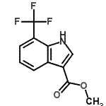 CAS 登录号：155134-38-6， 甲基7-(三氟甲基)-1H-吲哚-3-羧酸酯
