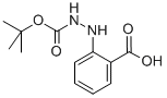 structure of CAS# 155290-47-4, 2-(2-Carboxyphenyl)-Hydrazinecarboxylic Acid 1-(1,1-Dimethylethyl) Ester;2-(N'-TERT-BUTOXYCARBONYL-HYDRAZINO)-BENZOIC ACID;2-(2'-N-BOC-HYDRAZINO)BENZOIC ACID