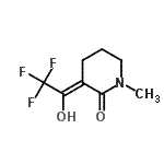 CAS#: 155398-07-5， (3Z)-1-Methyl-3-(2,2,2-Trifluoro-1-Hydroxyethylidene)-2-Piperidinone